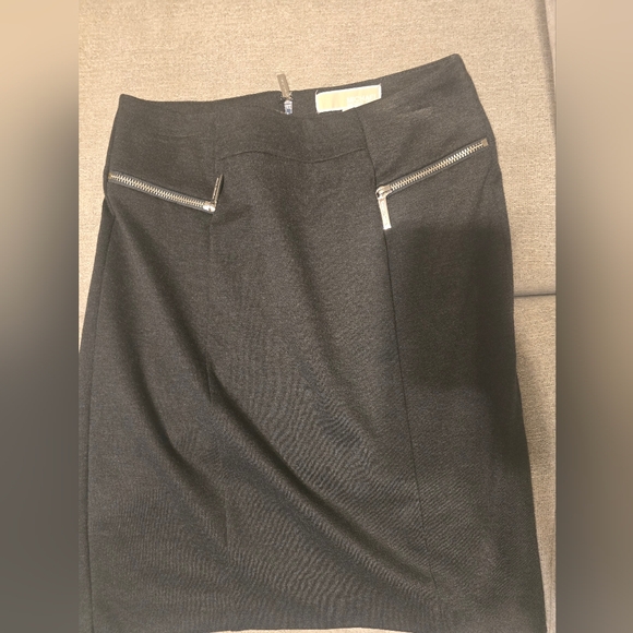 Michael Kors Ponte Stretch Knit Pencil Skirt, Grey Women's Size 4, EUC - Picture 8 of 10
